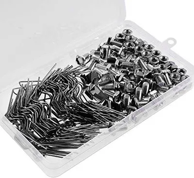 Produktbild von 230PCS Gewächshaus Klammern Edelstahl Gewächshausclips Klammern Befestigung Gewächshäuser Zubehör, Enthalten Z Clips Gewächshaus Zubehör Schrauben