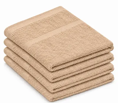Immagine prodotto di Gözze - Set di 4 strofinacci, morbidi e assorbenti, 100% cotone, 30 x 30 cm - Capp