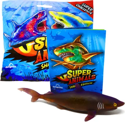 Produktbild von DeAgostini Super Animals - Sharks Edition - Sammelfigur Hai - Figur 4. Bullenhai (Farbwechsel - Crunchy)