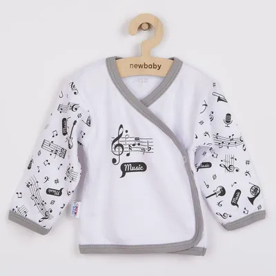 Obrázok produktu pre Dojčenská bavlnená košieľka New Baby Music