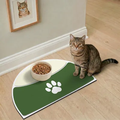 Saugfähige Futtermatte für Katzen, 51 x 30,5 cm, rutschfest