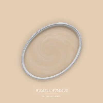 Produktbild von Wandfarbe Beige matt | The Color Kitchen Humble Hummus | Exklusive Innendispersion Hohe Deckkraft | 5 Liter