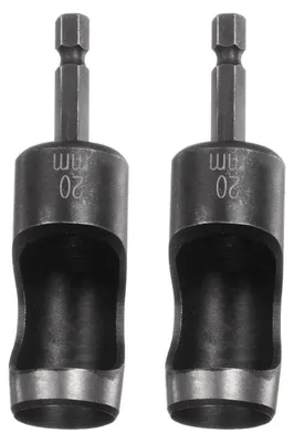 Zdjęcie produktu dla Lochstanzer, 20 mm, trzpień sześciokątny, do wierteł, do skóry, papieru, tkanin, 2 sztuki