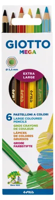 Productafbeelding van Giotto F225800, verschillende kleuren, 6 stuks