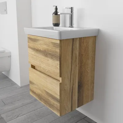 Produktbild von Lodge Waschtischunterschrank 45 cm mit 2 Auszügen für Waschtisch Villeroy & Boch Subway 2.0