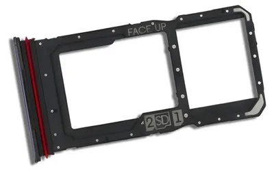 Produktbild von Ersatz Hybrid-SIM-Kartenhalter für Motorola Moto G86 5G, G86 Power 5G (XT2527-2, XT2527-7), Lila