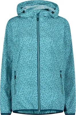 Produktbild von Woman Jacket Rain FIX Hood acqua-deep lake (09YN) 36