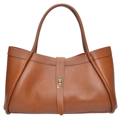 Produktbild von Luisa Vannini_Shoulder bag_SS26 LV 193_COGNAC