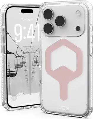 Zdjęcie produktu dla Urban Armor Gear Plyo, Pokrowiec, Apple, iPhone 17 Pro, 16 cm (6.3"), Złoto różowe, Przezroczysty