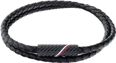 Zdjęcie produktu dla Pleciony skórzany pasek - Tommy Hilfiger Model: 2790469