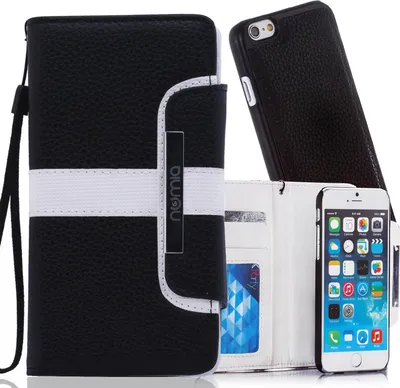 Produktbild von Apple iPhone 7 Plus Numia Bookstyle 2in1 Schwarz-Weiss