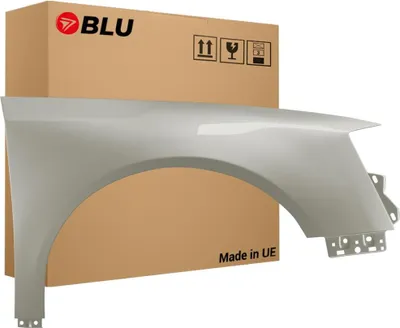 Image de BLU Aile Compatible avec VW Volkswagen Passat B6 LR7L Droite Silber SilberLeaf | 2005-2010 | Avant | Peint| Prêt à Monter | Acier