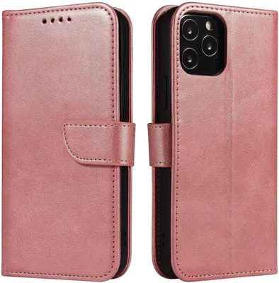 Produktbild von Premium Magnet Case Buch Tasche aufklappbare Hülle Standfunktion kompatibel mit Samsung Galaxy S25 Edge Rosa