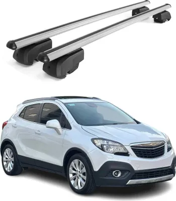 Produktbild von Dachträger Gepäckträger für Opel Mokka A 2012-2020 Querträger ABE Alu Grau