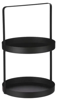 Obrázek produktu pro Slídové dekorace Etagere - V41 x Ø25 cm - kov - černá