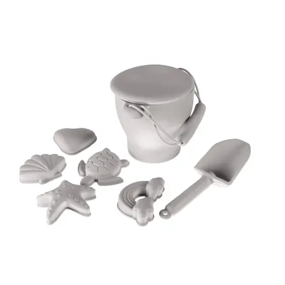 Imagen del producto de ZOPA: Set de silicona para arena, color gris pálido