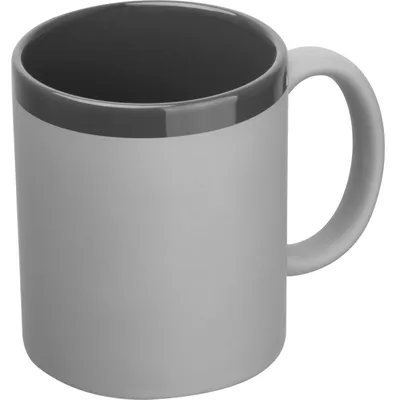 Produktbild von Keramiktasse / Kaffeetasse / 300 ml / Farbe: schwarz-grau