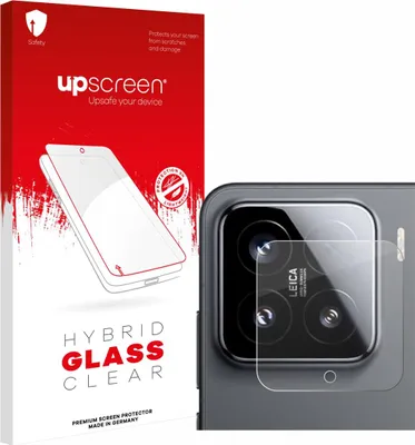 Produktbild von upscreen Schutzglas für Xiaomi 15 (NUR Kameraschutz) Schutzfolie Panzer Folie Glas Display Schutz klar
