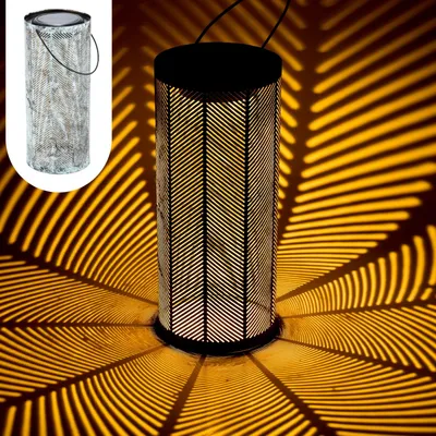 Produktbild von Skandinavische Solarlaterne Solar Lampe Deko Balkon Garten Bamba Grün