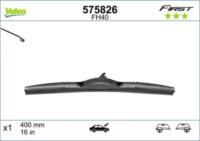 Produktbild von VALEO FIRST Scheibenwischer Wischblatt für NISSAN Qashqai II (J11, J11) 400mm