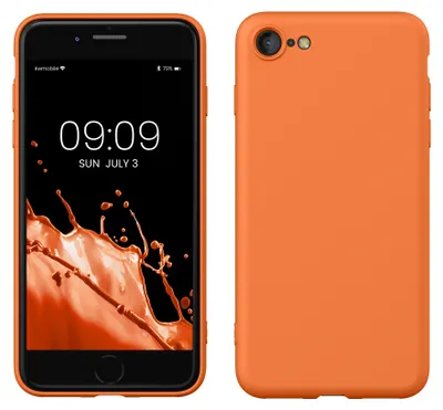 Produktbild von kwmobile Handyhülle für iPhone SE 2022 Hülle / iPhone SE 2020 / iPhone 8 / iPhone 7, für iPhone SE Hülle - Schutzhülle für kabelloses Laden - Case in