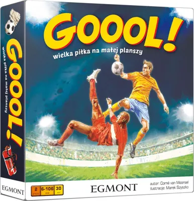 Obrázek produktu pro Desková hra Goool – napínavé fotbalové zápasy pro dva hráče