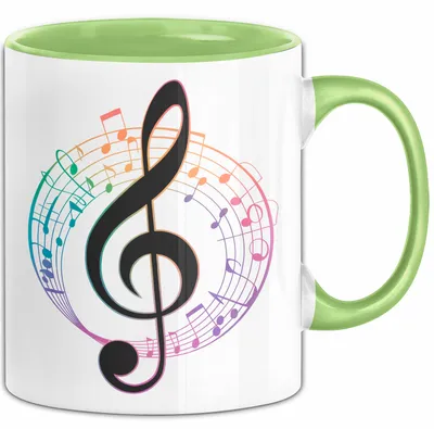 Produktbild von Musikliebhaber Musiker Tasse Geschenk Lustige Geschenkidee Spruch (Grün)