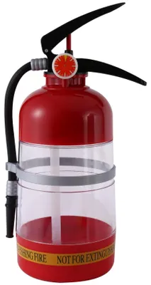 Weinspender Feuerlöscherform 2 L Kunststoff Rot Barzubehör