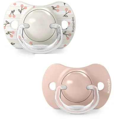 Immagine prodotto di Set con 2 ciucci simmetrici – SUAVINEX – Birdies – SX Pro – da 0 a 6 mesi – Rosa