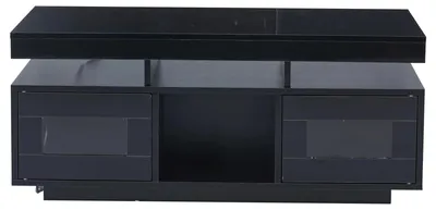 Immagine prodotto di Tavolino da salotto, luci LED controllate tramite app, design multifunzionale, nero