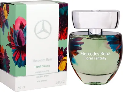 Produktbild von Mercedes-Benz Floral Fantasy, Frauen, 60 ml, Blood orange, Karotte, Neroli, ALCOHOL DENAT., AQUA (FRACRANGE, AMONENE, BUTYL METHOXYDIBENZOYLMETHANE, HYDROXYCITRONELLAL,...