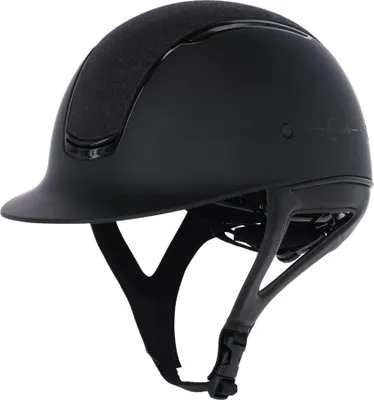 Produktbild von Covalliero Reithelm Eclipse schwarz matt mit Glitzer, Größe:S/52-56 cm