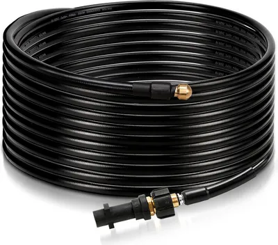 Produktbild von Rohrreinigungsschlauch Set 20 m 160 Bar inkl Adapter für Hochdruckreiniger Rohrreinigungsset Abflussreiniger Schlauch
