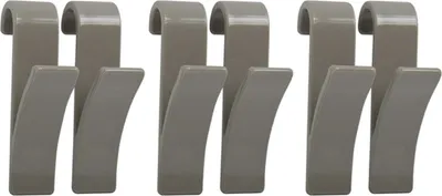 Produktbild von MSV Heizungkörper Haken Taupe 6er