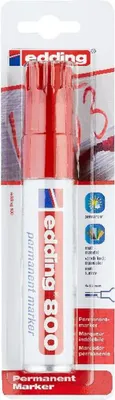 Produktbild von edding 800 permanent marker rot 4 - 12 mm
