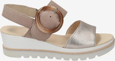 Produktbild von Gabor 84.645.62, Sandaletten in Beige für Damen, Größe 42