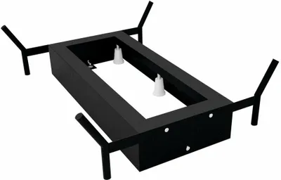 Zdjęcie produktu dla Stelaż REDUTA 150x75 cm, czarny matowy
