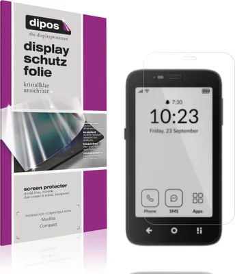Produktbild von 4x Schutzfolie für Mudita Compact klar Displayschutzfolie Folie Display Schutz dipos