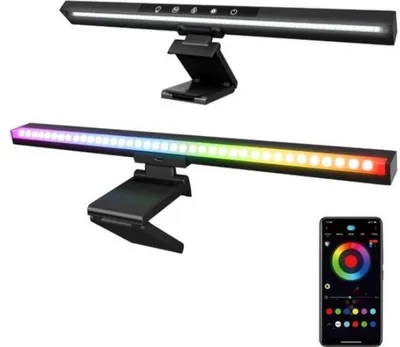 Produktbild von Monitor Lampe mit RGB, dimmbar, App-Steuerung, USB
