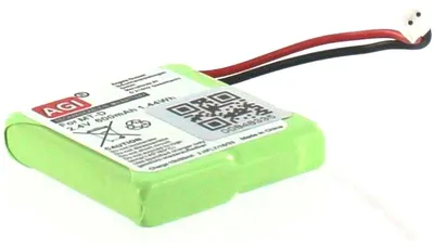Produktbild von Akku für Tevion S63069 NiMH 2,4 Volt 500 mAh grün.