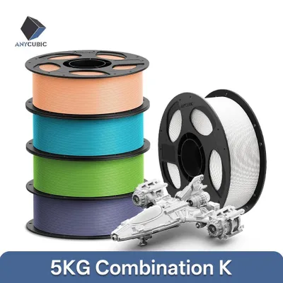 Zdjęcie produktu dla Filament do drukarek 3D PLA – FDM/FFF – 1,75 mm – przyjazny dla środowiska – opakowanie 5 kg – Combination K