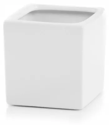 Produktbild von Polnix Keramik Übertopf Weiß 13x14cm Modern