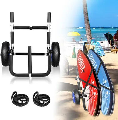 Obrázek produktu pro Jopassy transportní vozík dvojitý pro 2x SUP stand up paddle surfovací prkno surfovací vozík hliníkový