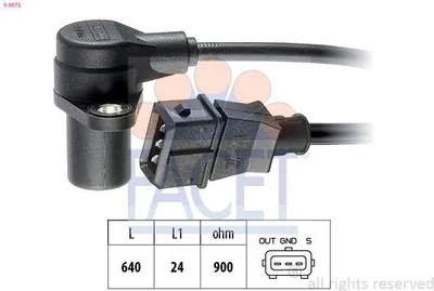 Produktbild von FACET 9.0075 Kurbelwellensensor Impulsgeber für FIAT TIPO (160)