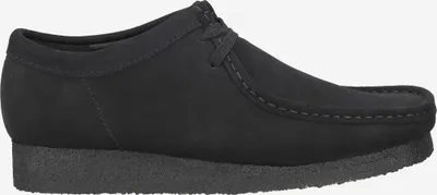 Produktbild von Clarks Wallabee 26188315 7, Schnürschuhe in Schwarz für Herren, Größe 44,5
