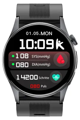 Produktbild von Knauermann PRO 4 Air Senioren-Smartwatch mit Sturzerkennung & SOS