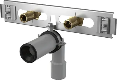Immagine prodotto di Alcadrain Halterung für Wasserzu- und Ablauf ALCASYSTEM Konstruktion