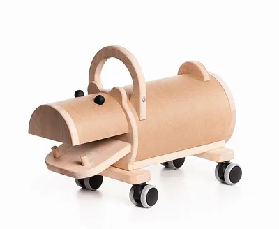 Produktbild von Spielzeug "Hippo Ride on" Kinderspielzeug Holzspielzeug Motorikspielzeug