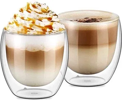 Produktbild von Famanu Latte Macchiato Gläser Doppelwandig - 2 Gläser 250ml