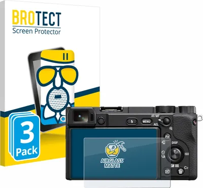Produktbild von 3x BROTECT Entspiegelungs Schutzglas für Sony Alpha 6400 / 6400A Schutzfolie Panzer Folie Glas Display Schutz matt